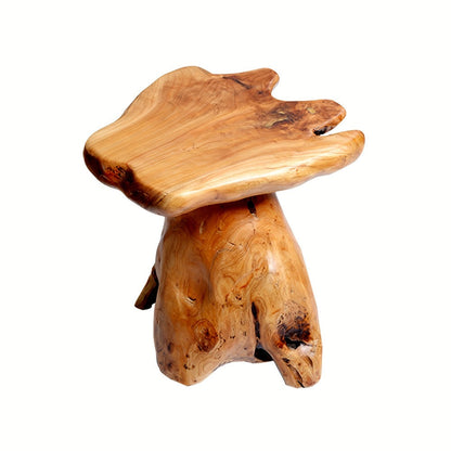 Wood Stool with Side Table for Comfortable Everyday Seating in Living Room detail image - detail view 7