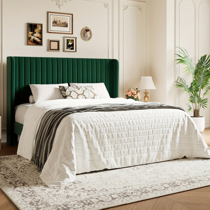 Bed Frame shown in the Green, Full option