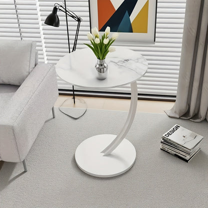 Side Table shown in the Clouds white option