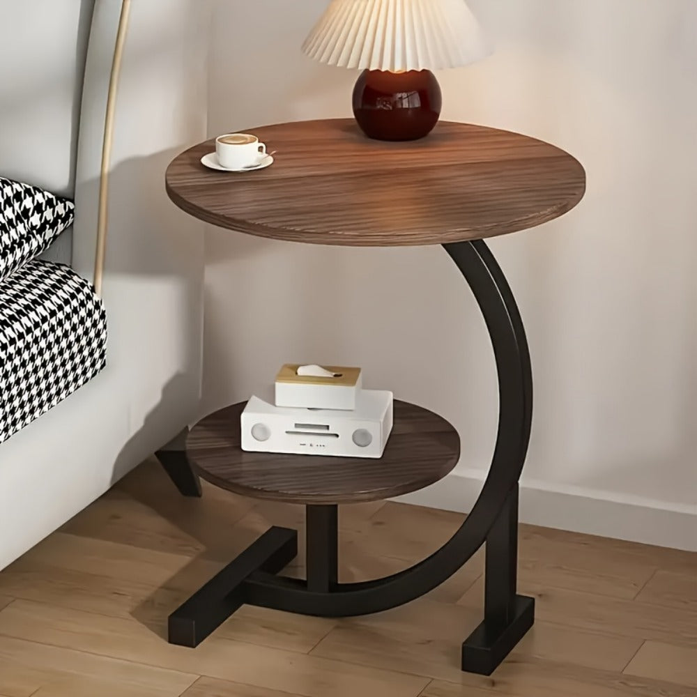 Wrought Iron Side Table, Bedside End Table for Work, Display, and Everyday Use detail image - detail view 11