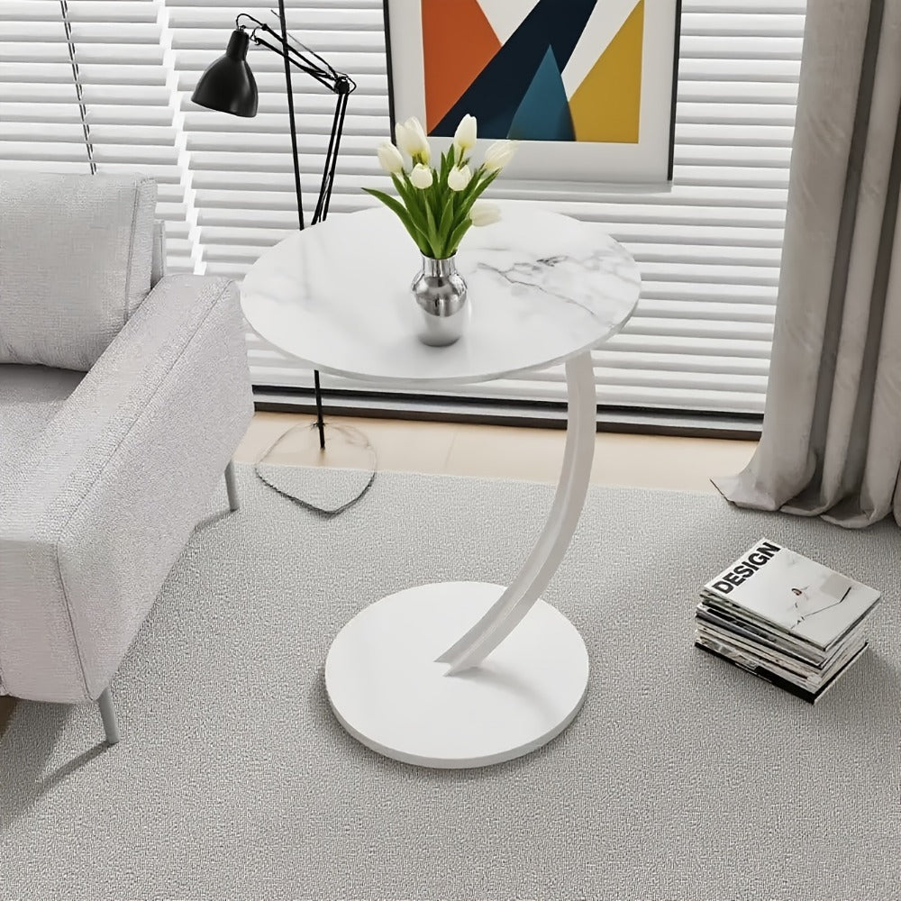 Wrought Iron Side Table, Bedside End Table for Work, Display, and Everyday Use detail image - detail view 13