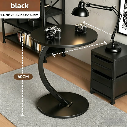 Side Table shown in the Pure Black option