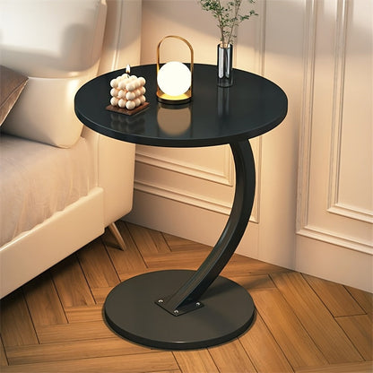 Side Table shown in the Single Layer Black option