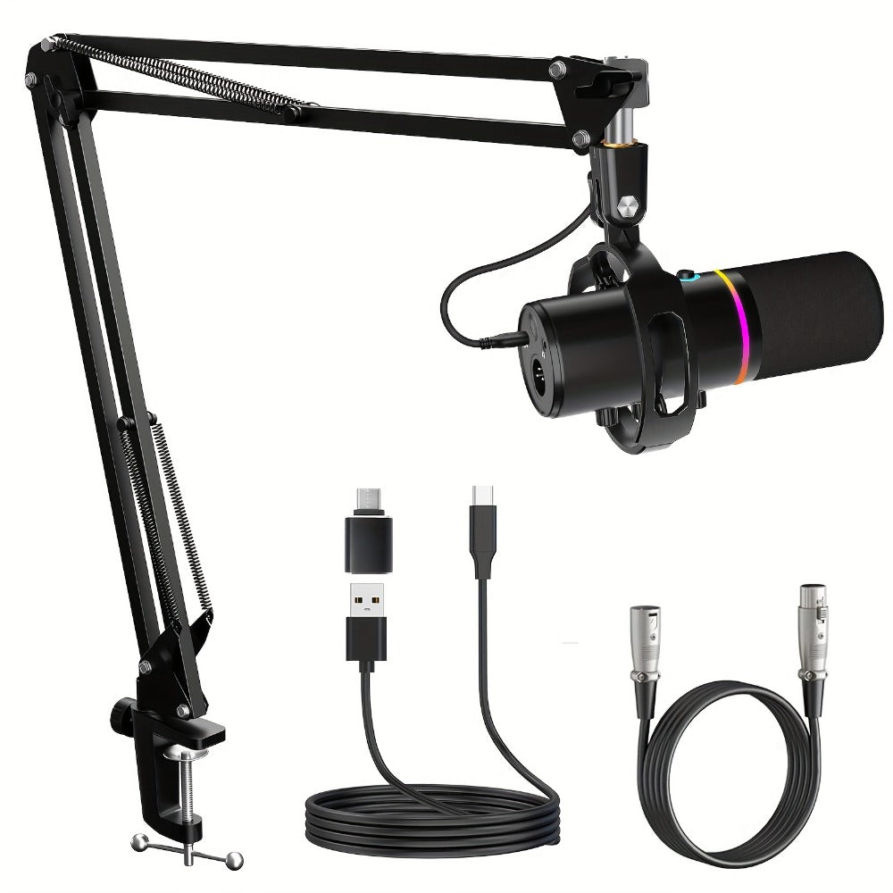 XLR and USB Dynamic Microphone Kit shown in the main product view