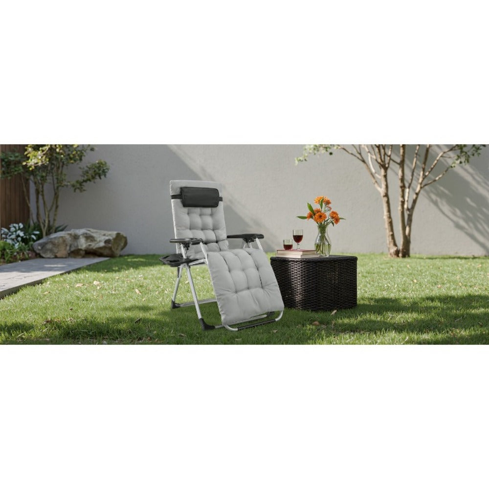 Zero-Gravity Foldable Zero Gravity Recliner with Cup Holder and Removable Cushions detail image - detail view 13