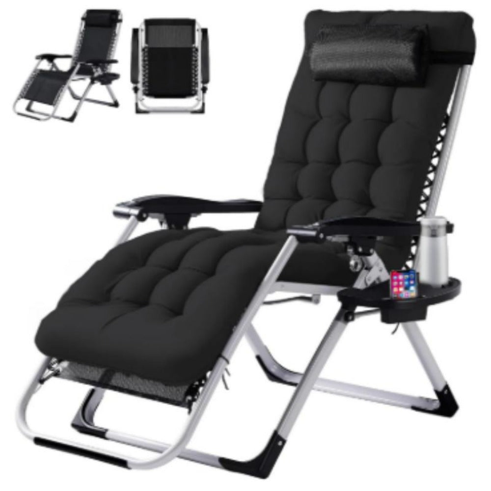 Zero-Gravity Foldable Zero Gravity Recliner with Cup Holder and Removable Cushions detail image - detail view 3